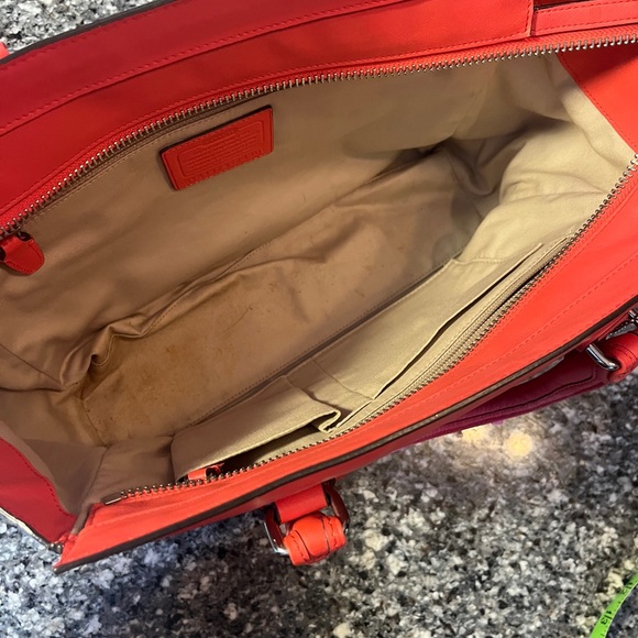 Pink/Orange Coach Purse